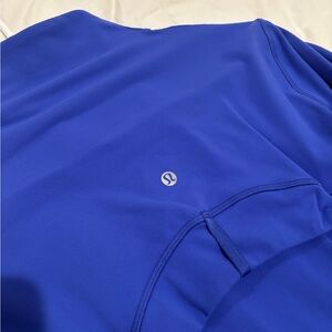 lululemon cobalt blue full-zip athletic jacket